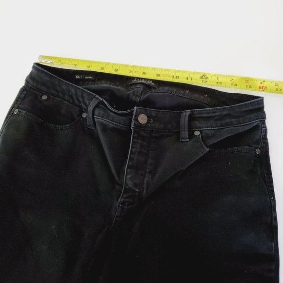 TALBOTS Black Flawless Five Pocket Cropped Jeggings - Picture 8 of 10